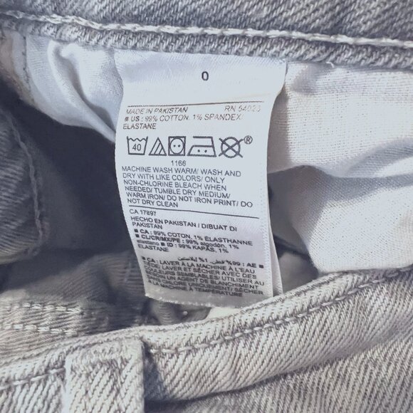 Old Navy-4 Pairs-Black, Gray, Blue-Size 0-Distressed-High Rise-OG Straight-Droit - Picture 8 of 15